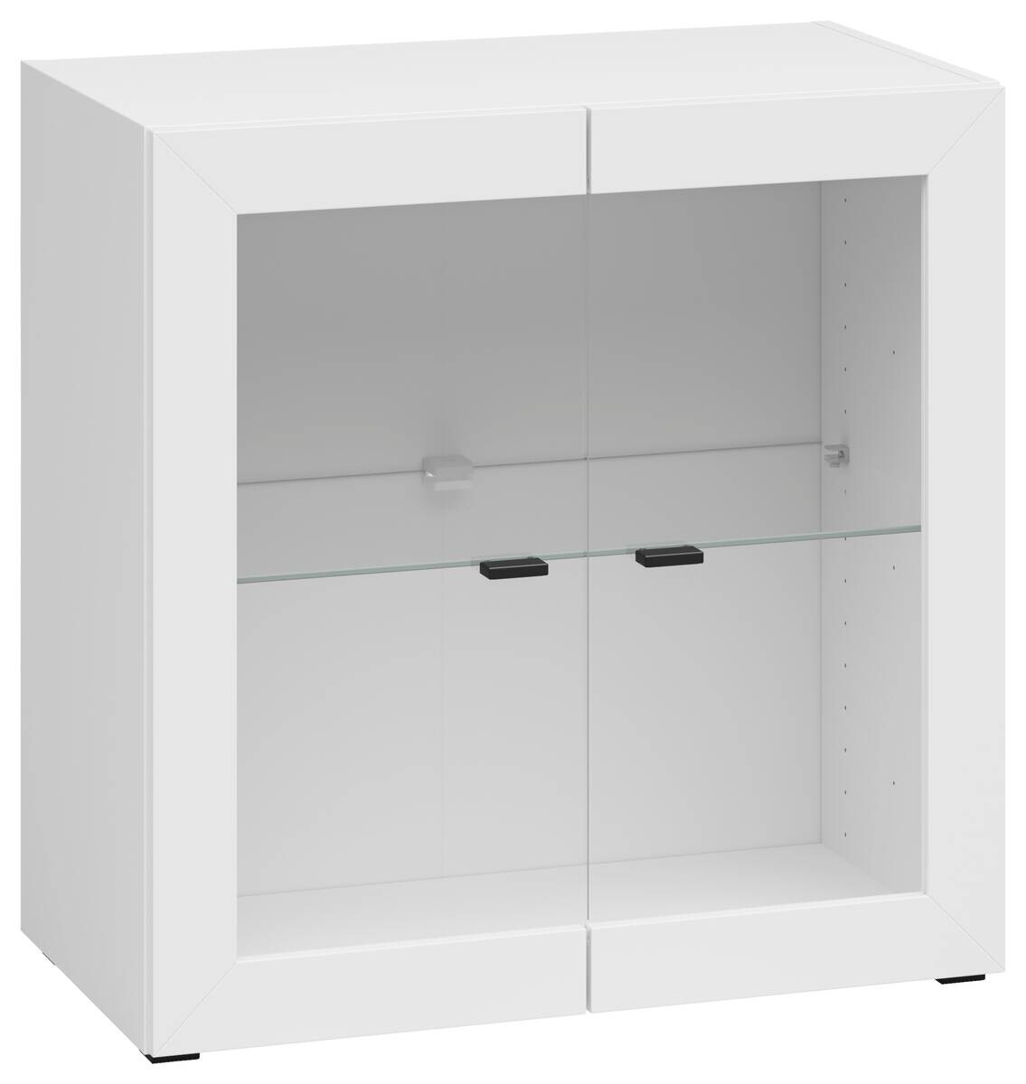 Vitrine System 64 weiß matt B/H/T: ca. 64x64x35 cm Vitrine System 64 weiß matt B/H/T: ca. 64x64x35 cm