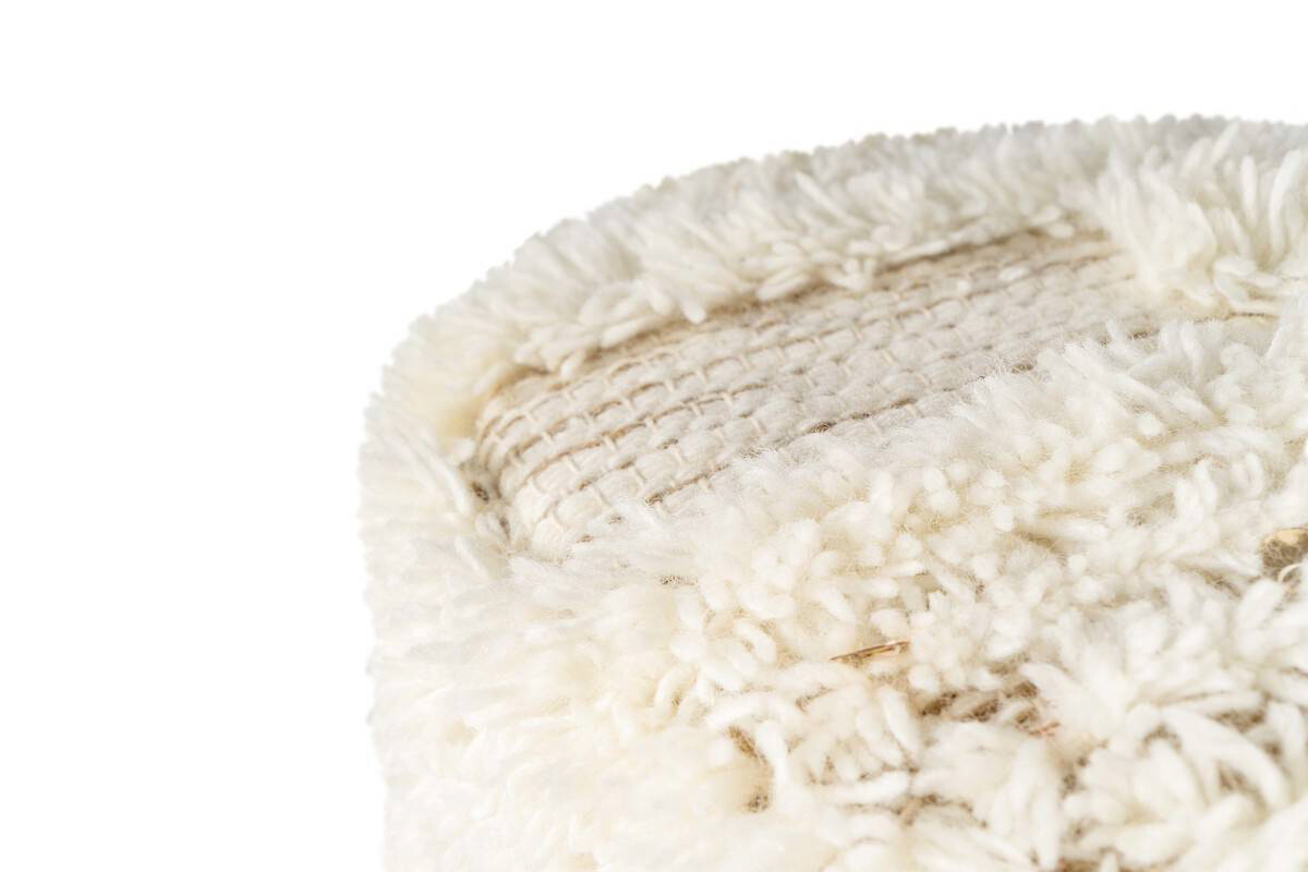 360 Living Hocker Bohist 400 creme khaki H/D: ca. 35x35 cm