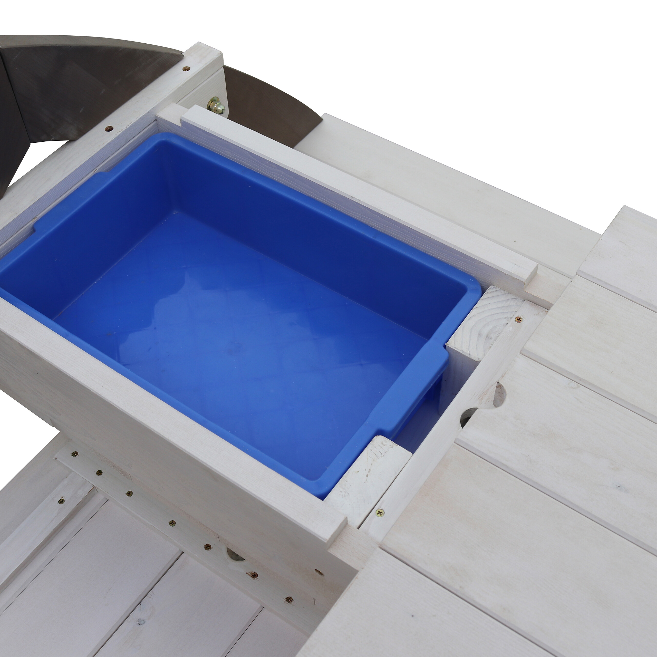 AXI Kinder-Picknicktisch Delta weiß B/H/L: ca. 119x65x98 cm