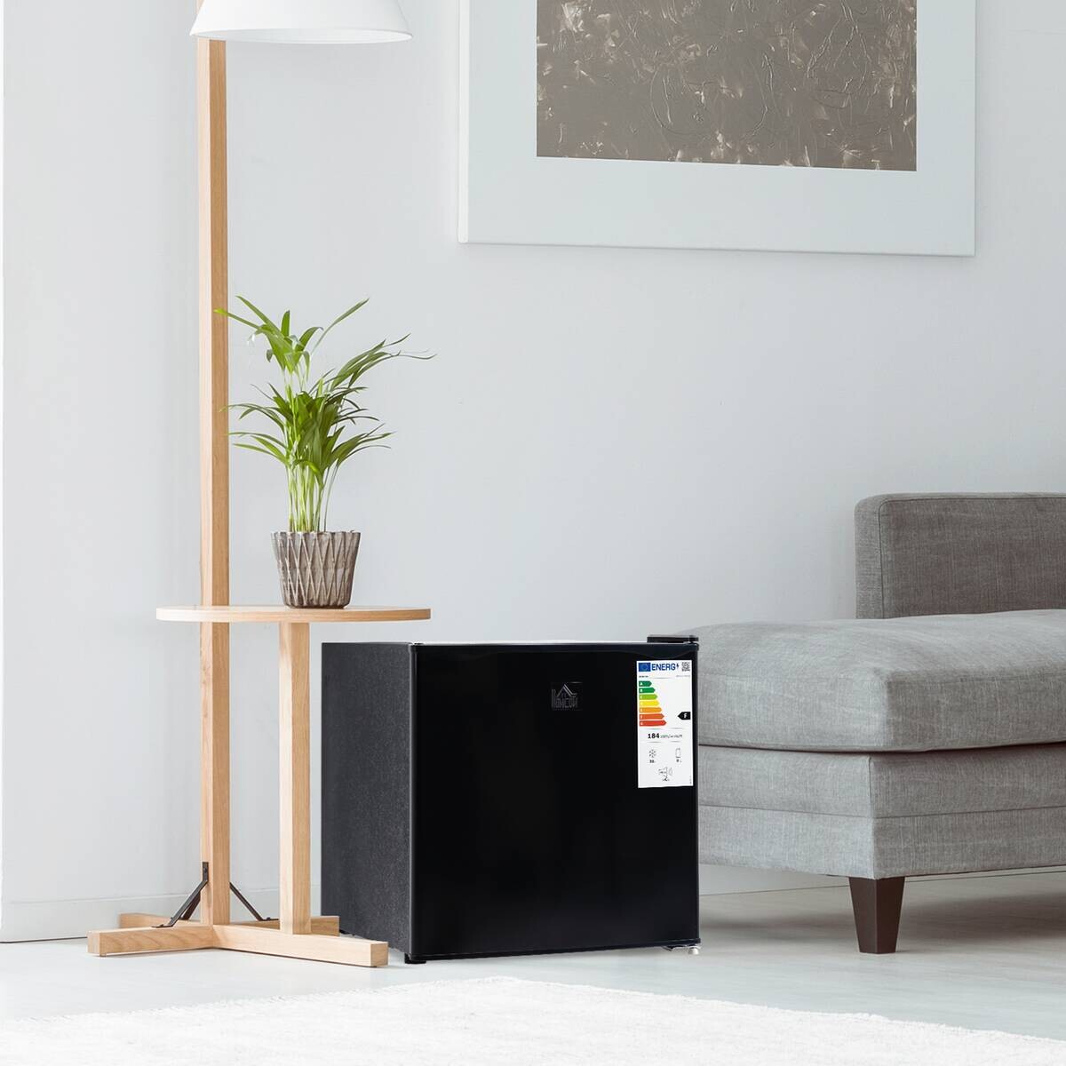 HOMCOM Mini-Gefrierschrank 800-127V90BK schwarz B/H/L: ca. 44,2x47x48,8 cm