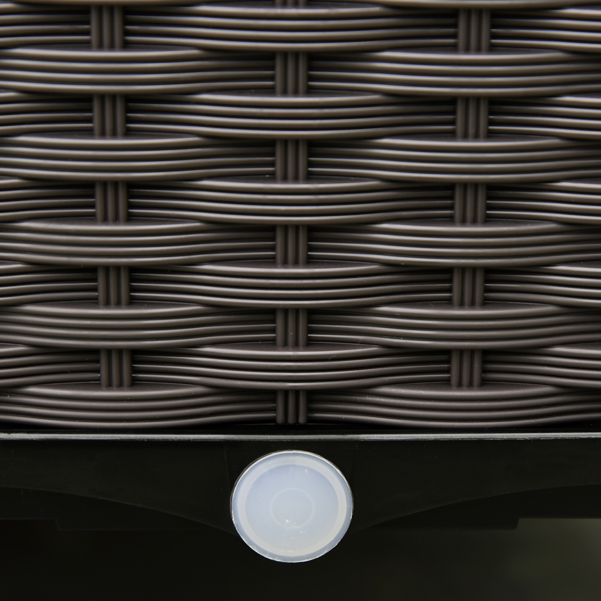 Outsunny Hochbeet kaffee Kunststoff B/H/T: ca. 80x44x80 cm