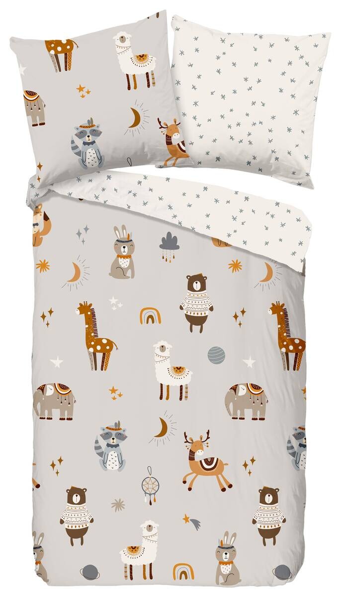 Baumwoll Bettwäsche Woody Multi Baumwolle B/L: ca. 135x200 cm