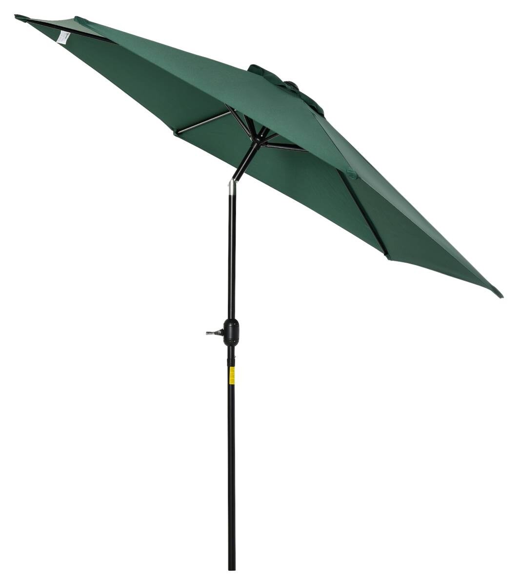 Outsunny Sonnenschirm grün Stahl B/H/L: ca. 270x235x270 cm