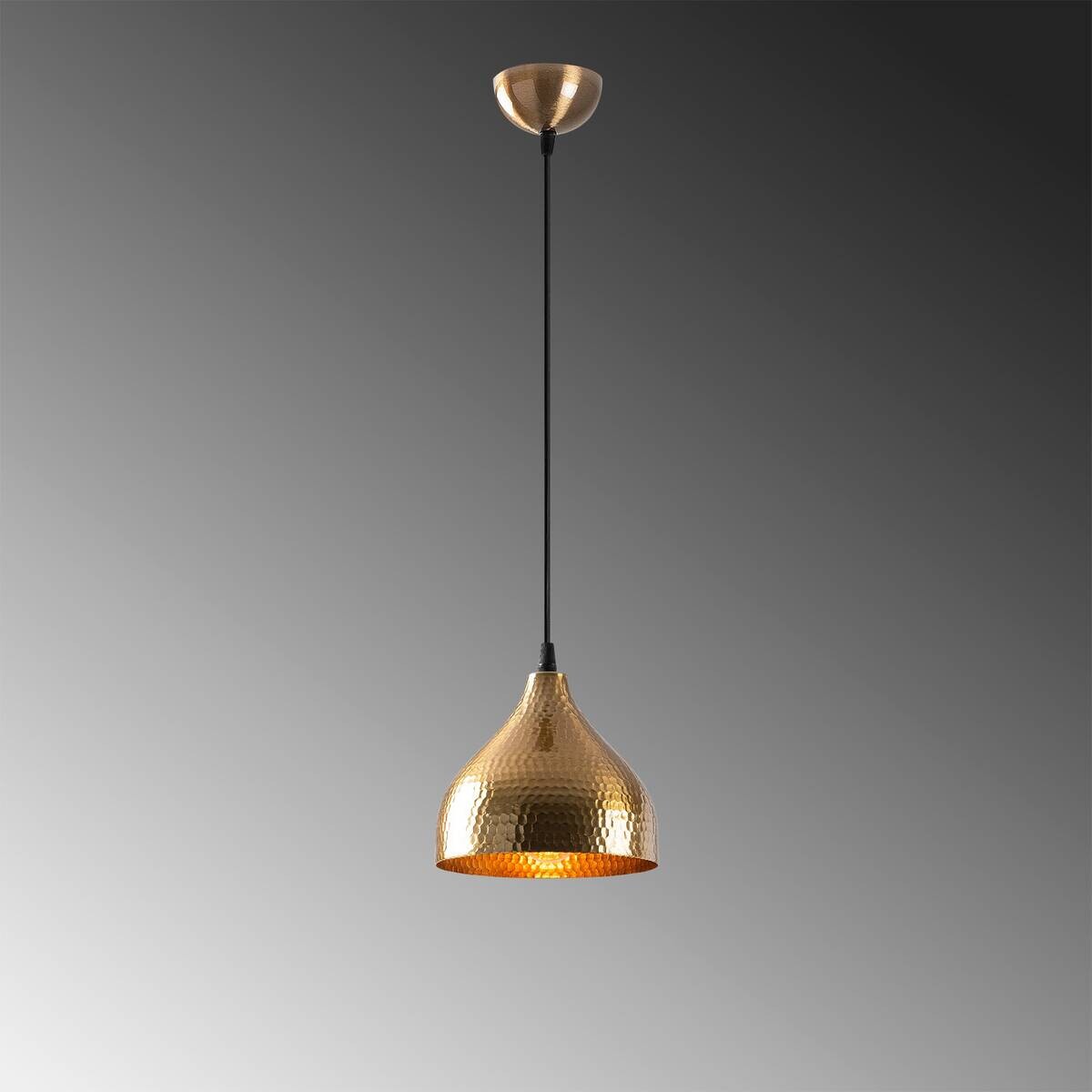 Opviq Pendelleuchte Tattoo bronze Metall B/H/T/L/D: ca. 18x114x18x18x18 cm E27 1 Brennstellen