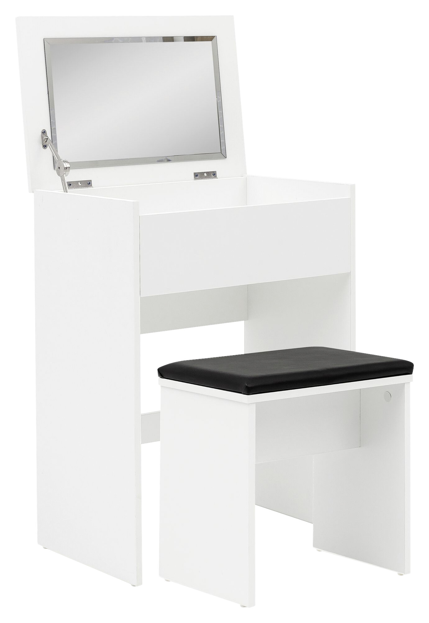 Schminktisch weiß B/H/T: ca. 60x81x40 cm