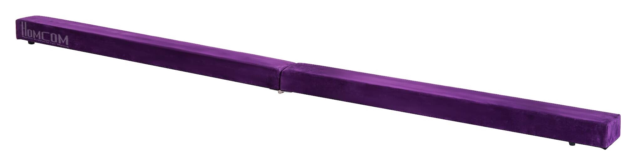 HOMCOM Schwebebalken violett Kiefer B/H/L: ca. 10x6,5x210 cm