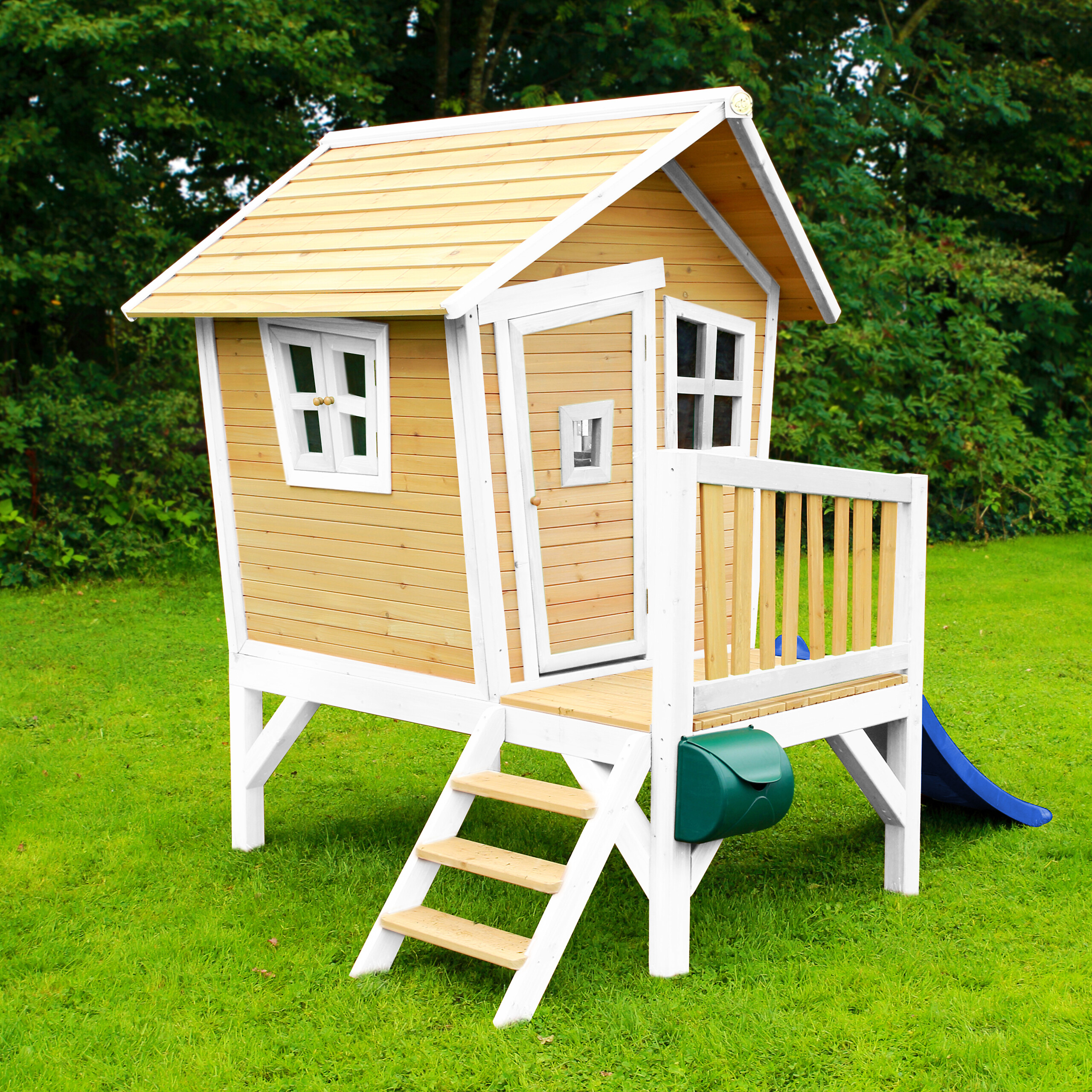 AXI Spielhaus Robin blau B/H/L: ca. 264x203x177 cm