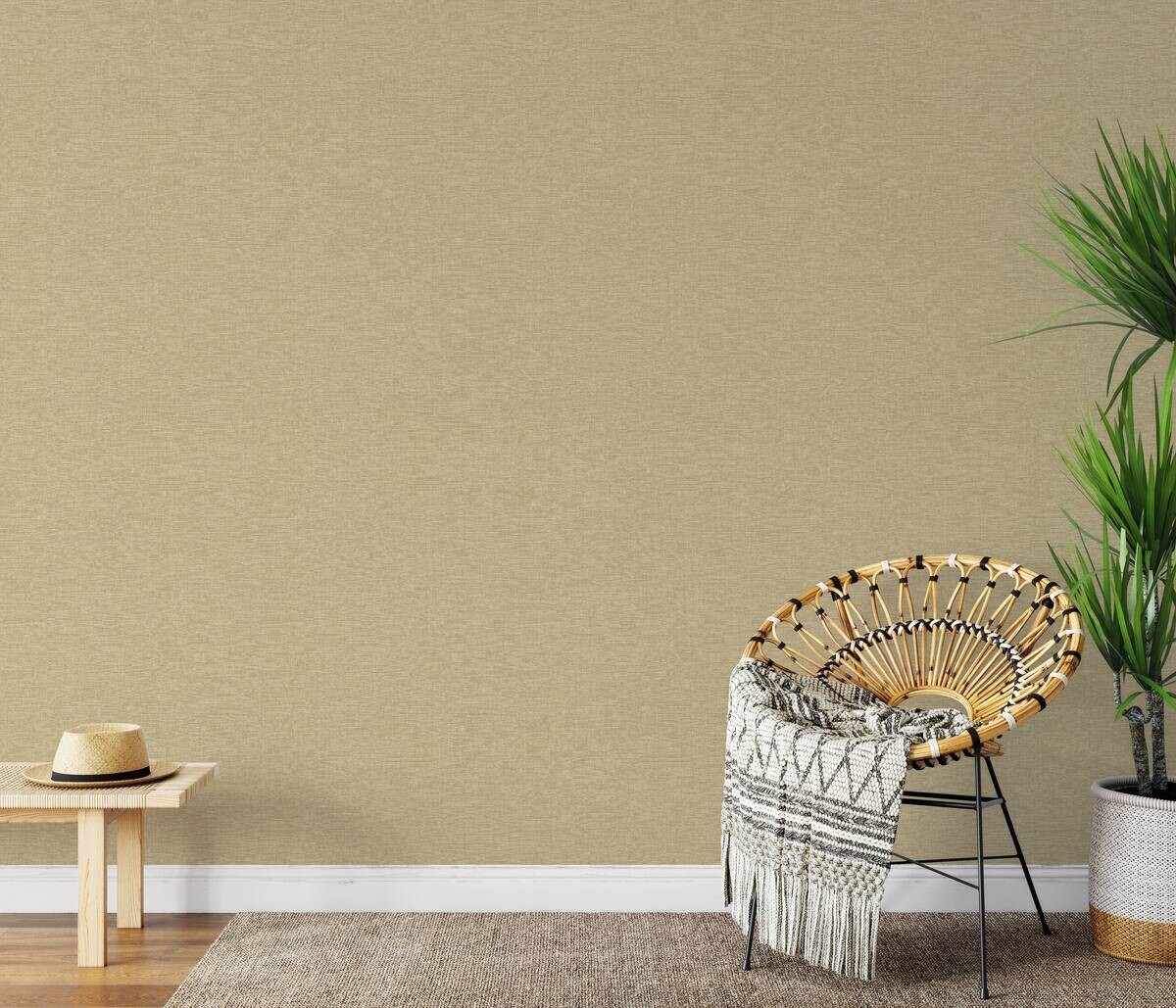 Erismann Vliestapete Struktur beige B/L: ca. 53x1005 cm
