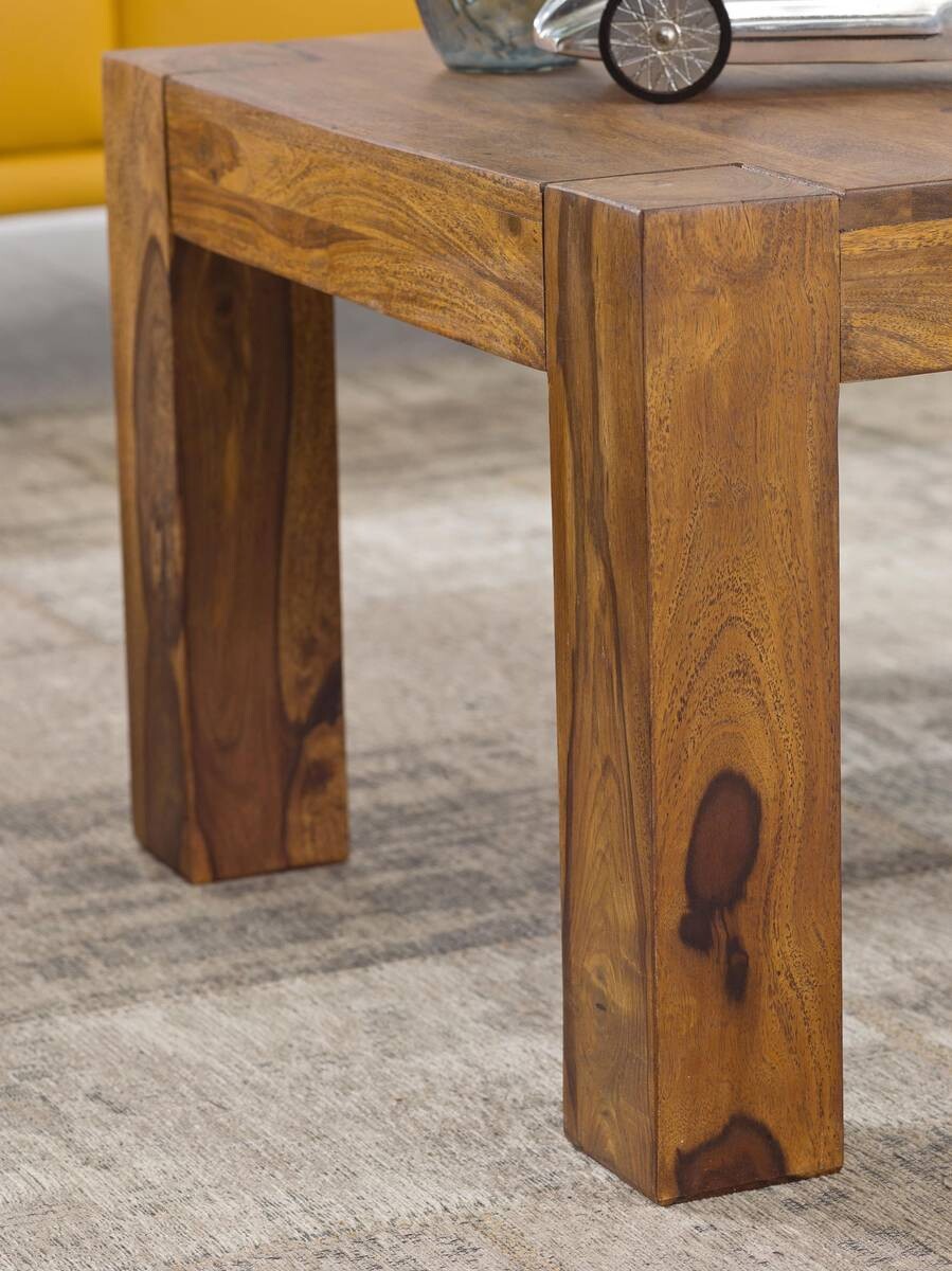 Wohnling Couchtisch natur Echtholz B/H/T: ca. 60x40x60 cm