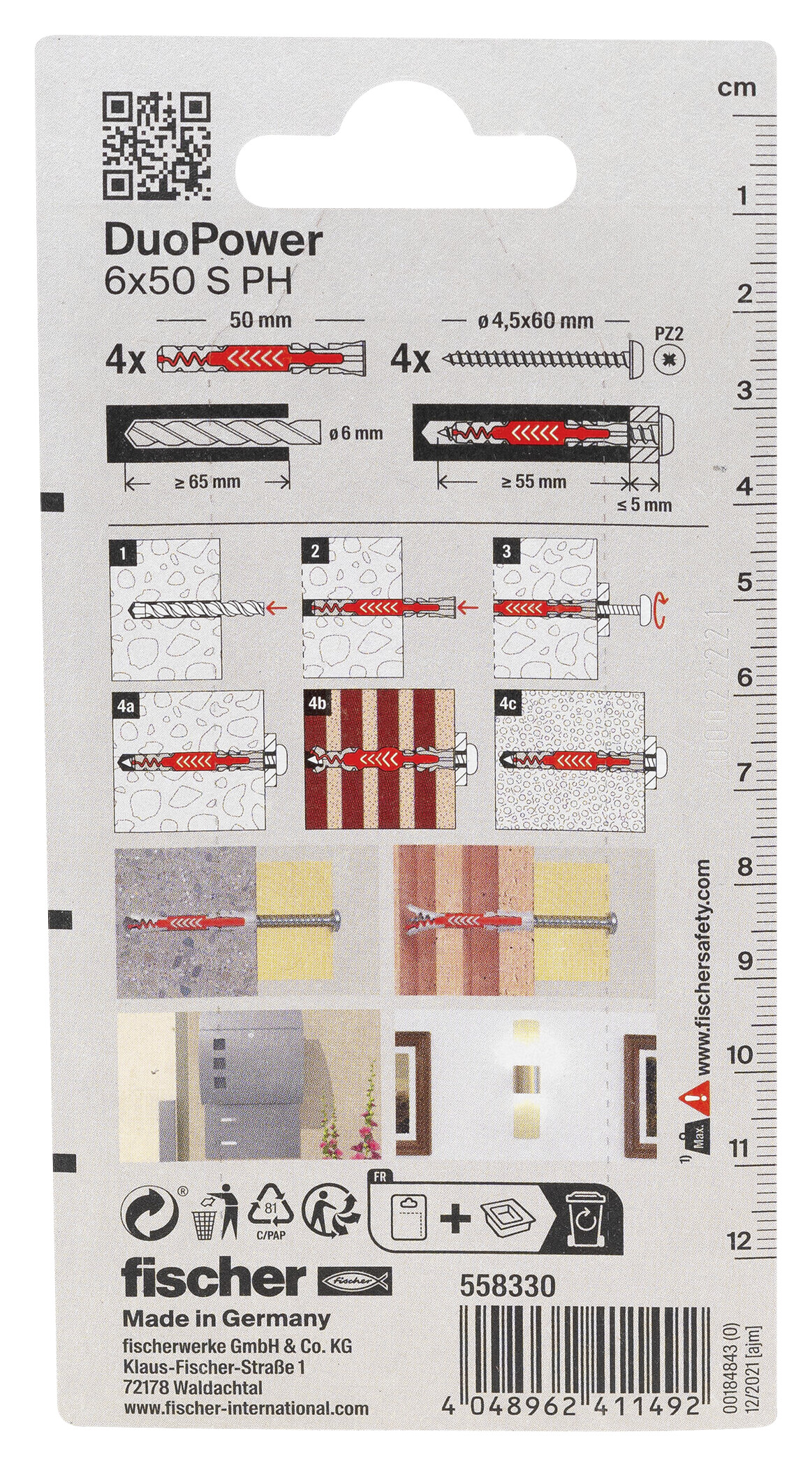 fischer Dübel- und Schraubenset