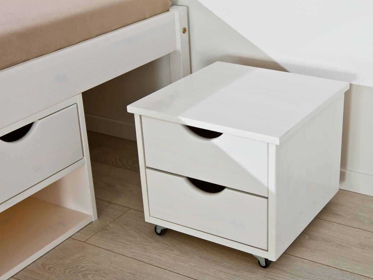 Funktionsbett Till weiß Liegefläche B/L: ca. 160x200 cm