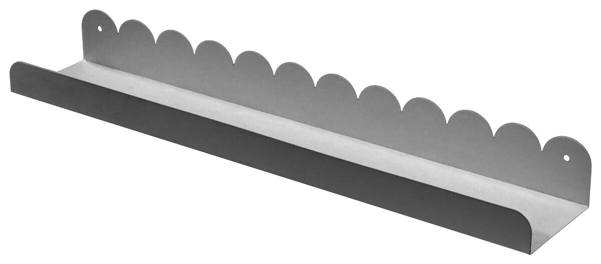 Wandregal Heidi weiß Metall B/H/T: ca. 48x5x9,1 cm Wandregal Heidi weiß Metall B/H/T: ca. 48x5x9,1 cm