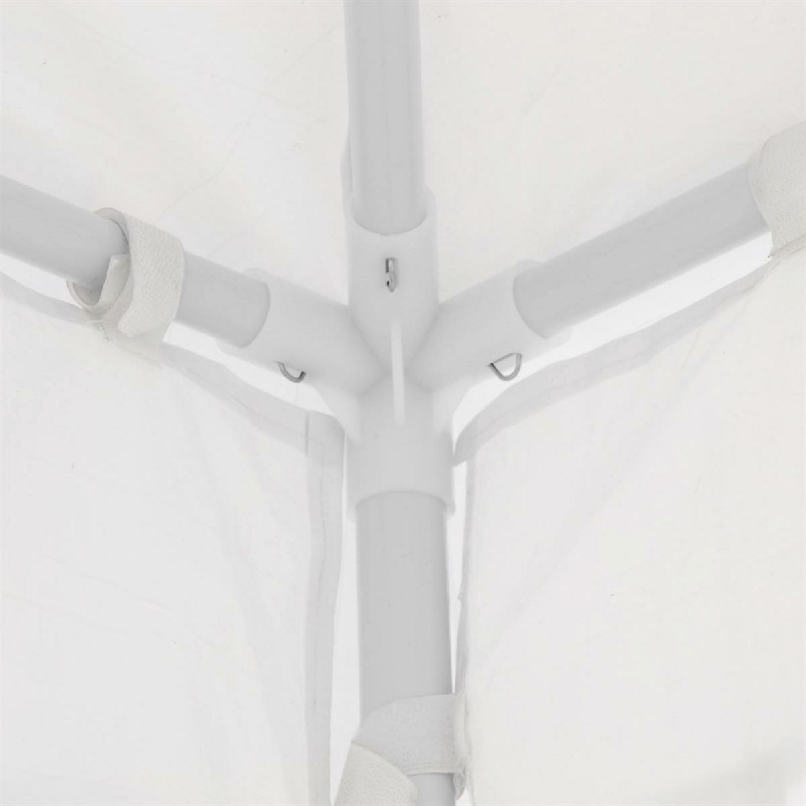 VCM Pavillon weiß Polyester-Mischgewebe B/H/L: ca. 300x187x300 cm