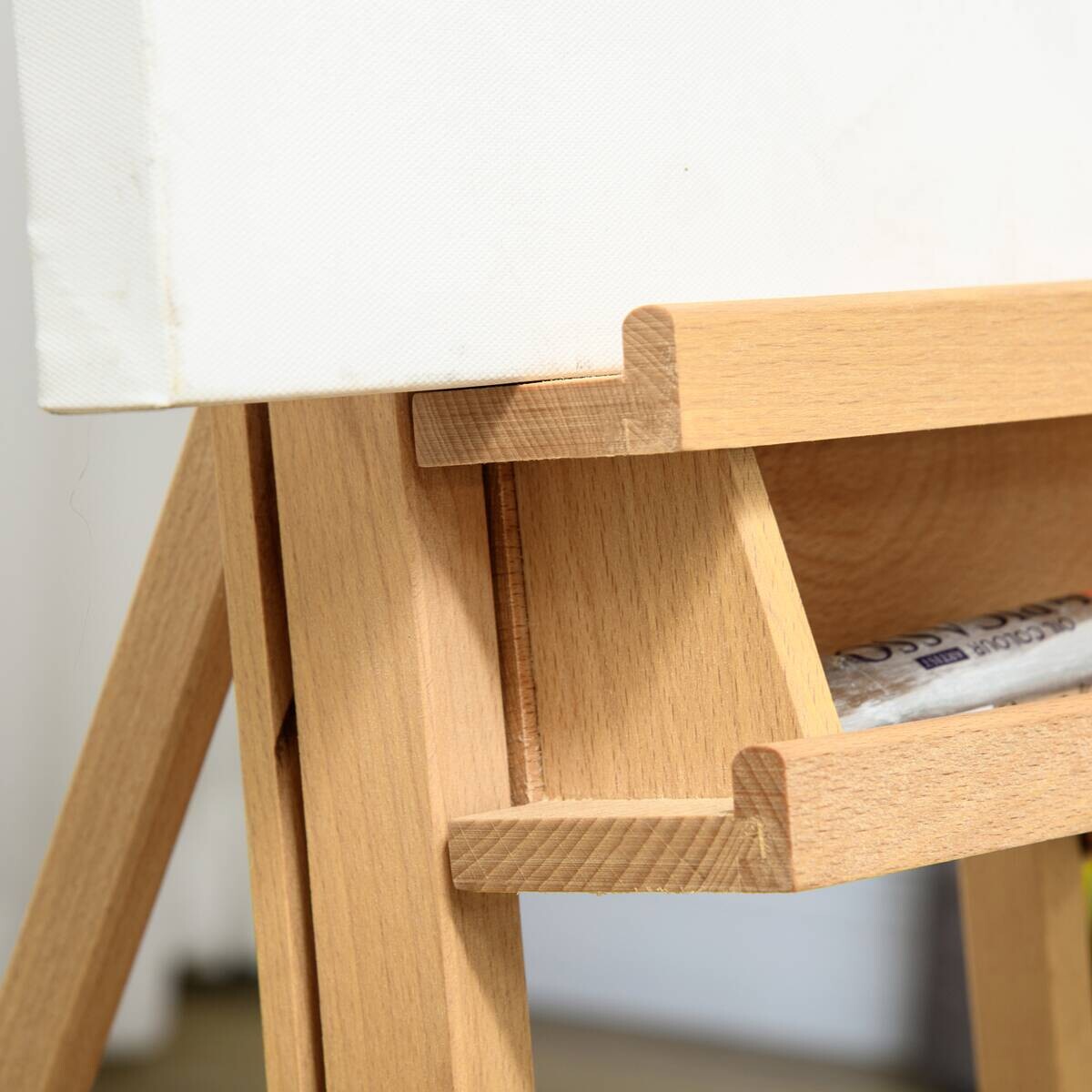 Vinsetto Staffelei natur Buche B/H/L: ca. 53x50,5x238 cm