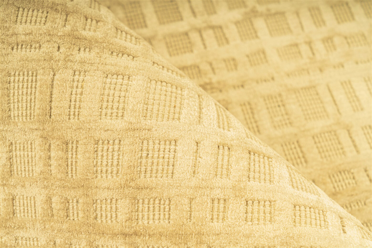 Padiro Kurzflorteppich Karma 125 gold B/H/L: ca. 80x0,8x150 cm