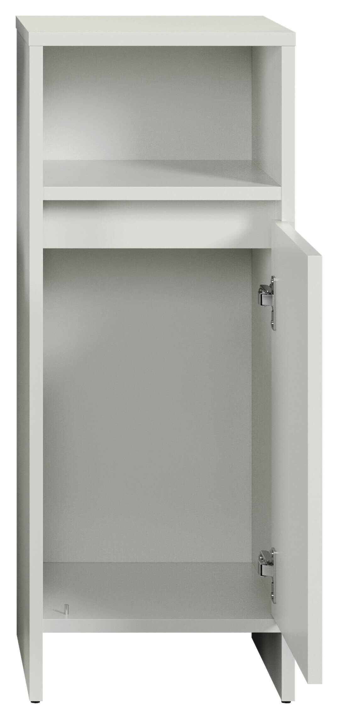 Stauraumelement Basix weiß matt grau B/H/T: ca. 32x81x28 cm