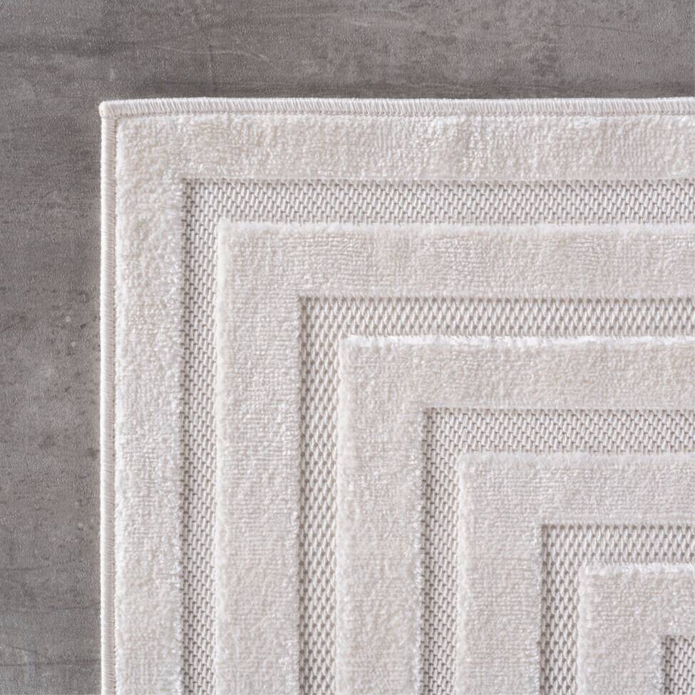 Ayyildiz Kurzflorteppich DOHA creme B/L: ca. 280x370 cm