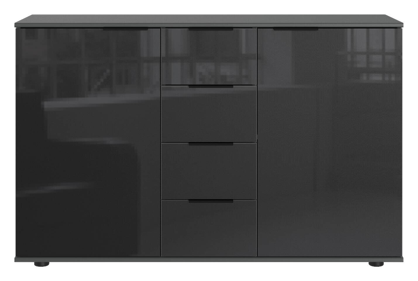 Kombikommode Barcelona Graphit B/H/T: ca. 130x83x41 cm