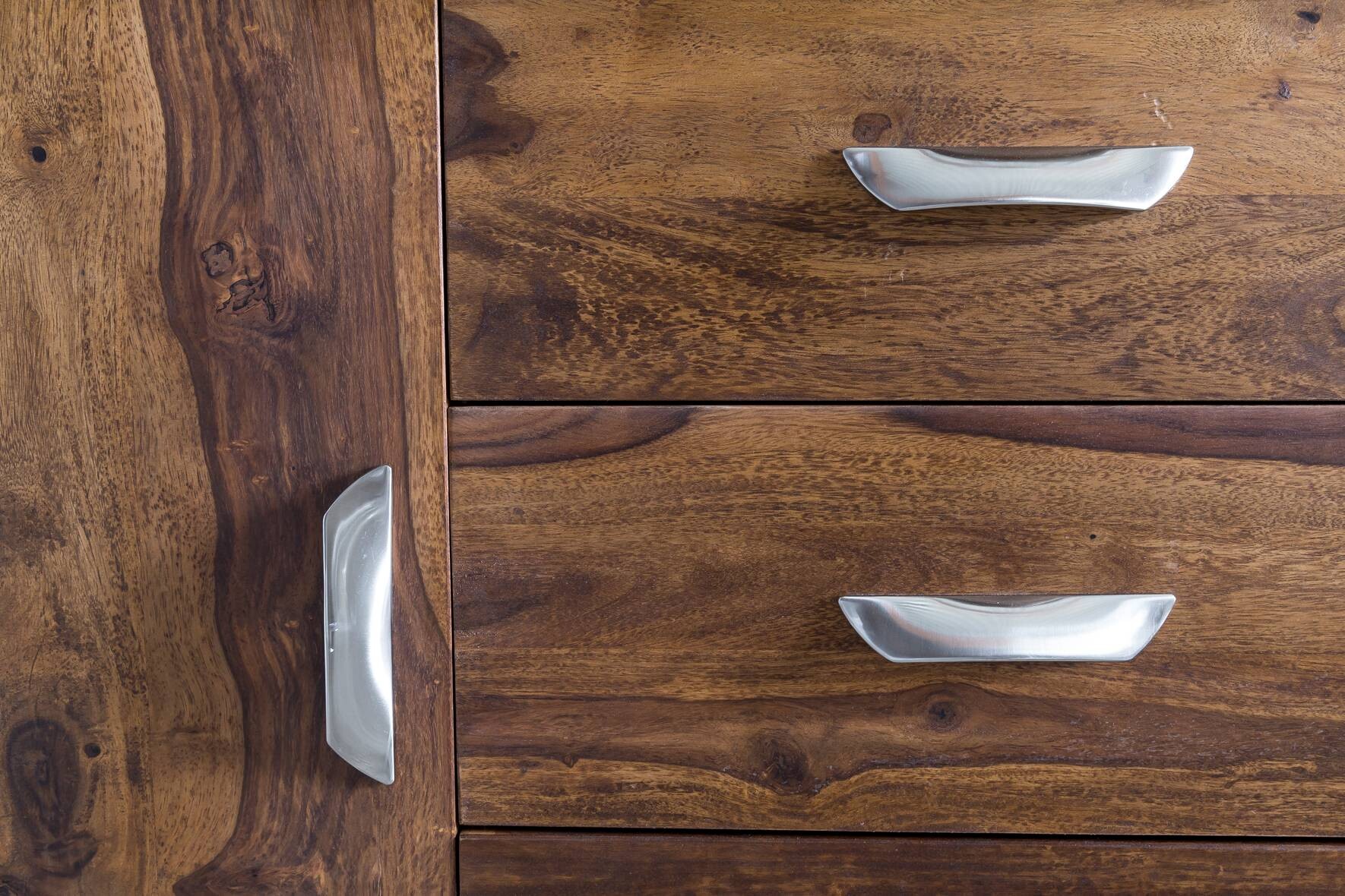 Sideboard natur schwarz B/H/T: ca. 160x80x44 cm