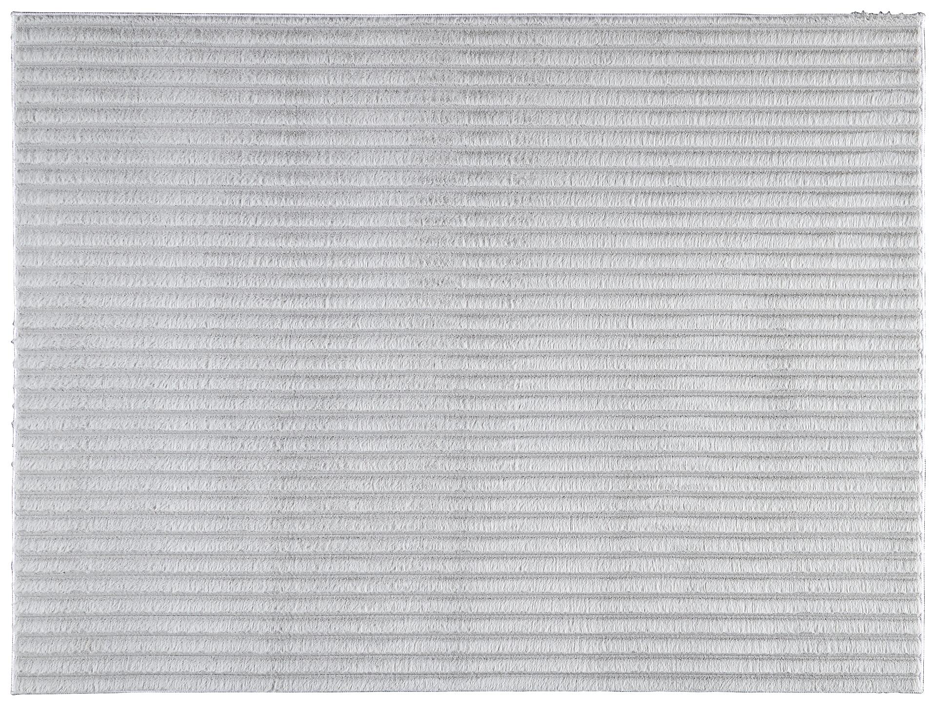 Fellimitat Stripy grau B/L: ca. 200x280 cm