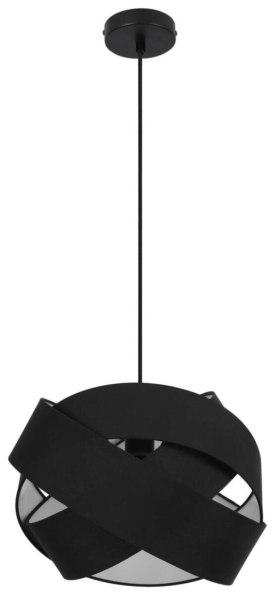 POCOline Pendelleuchte Amumu schwarz Metall H/D: ca. 120x38 cm E27 1 Brennstellen