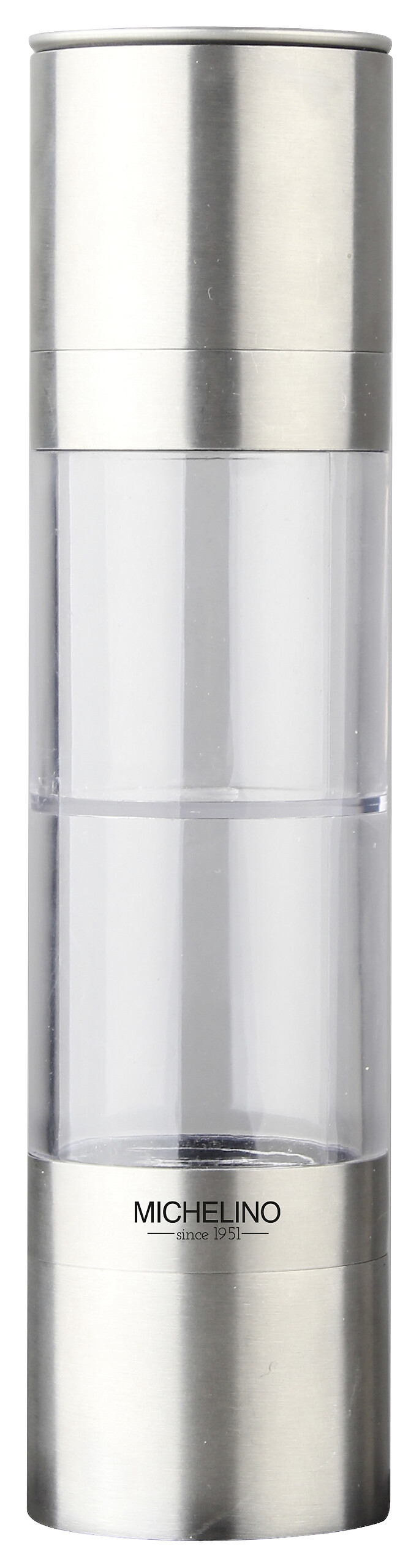 MICHELINO Gewürzstreuer Villa silber Edelstahl H/D: ca. 22x5,5 cm