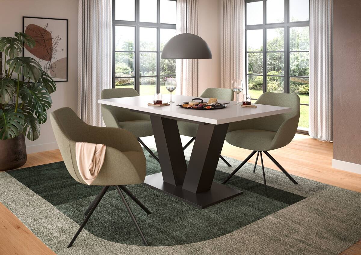 Esstisch Motion weiß B/H/T: ca. 150x76x80 cm