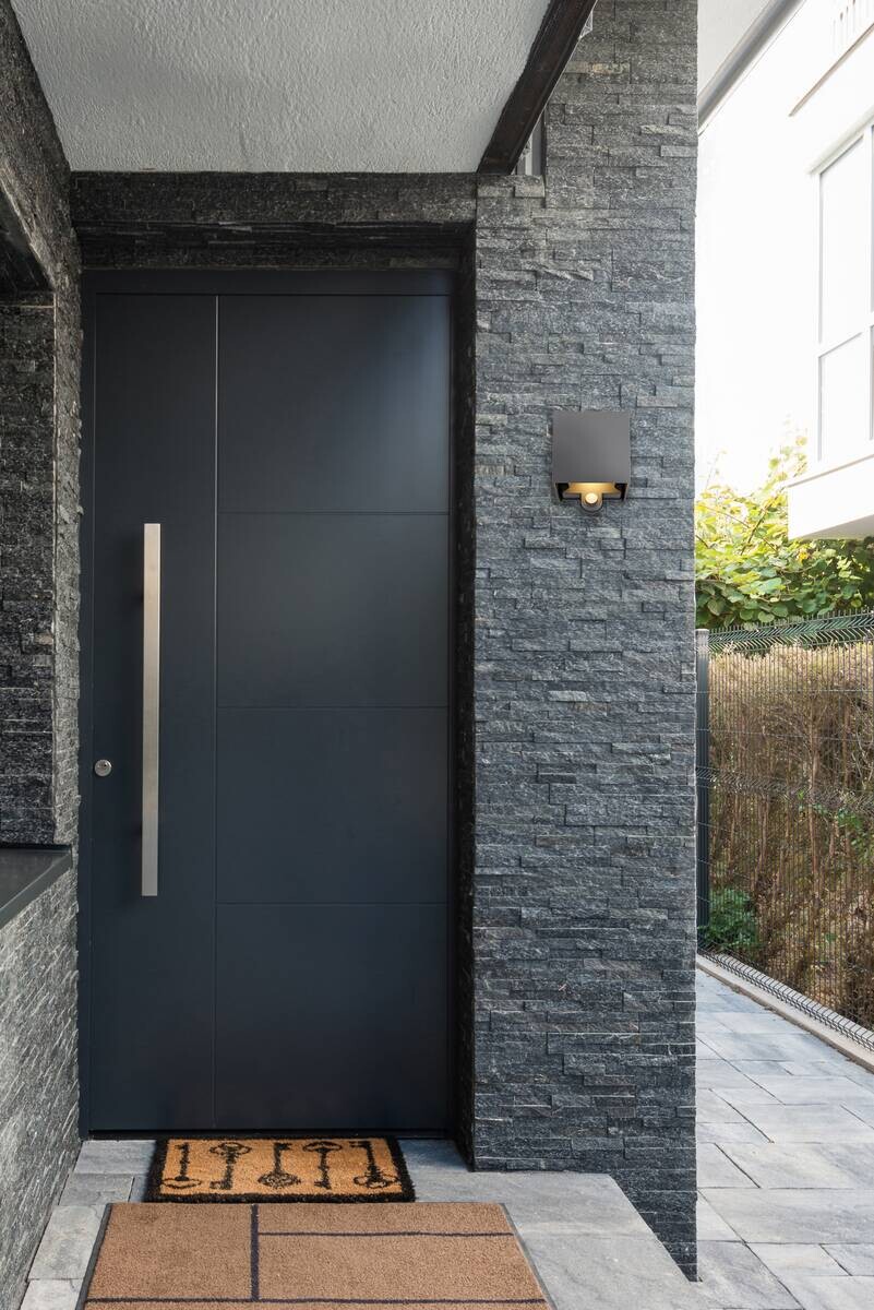 LED-Außenleuchte anthrazit B/H/T: ca. 10x12,5x10 cm