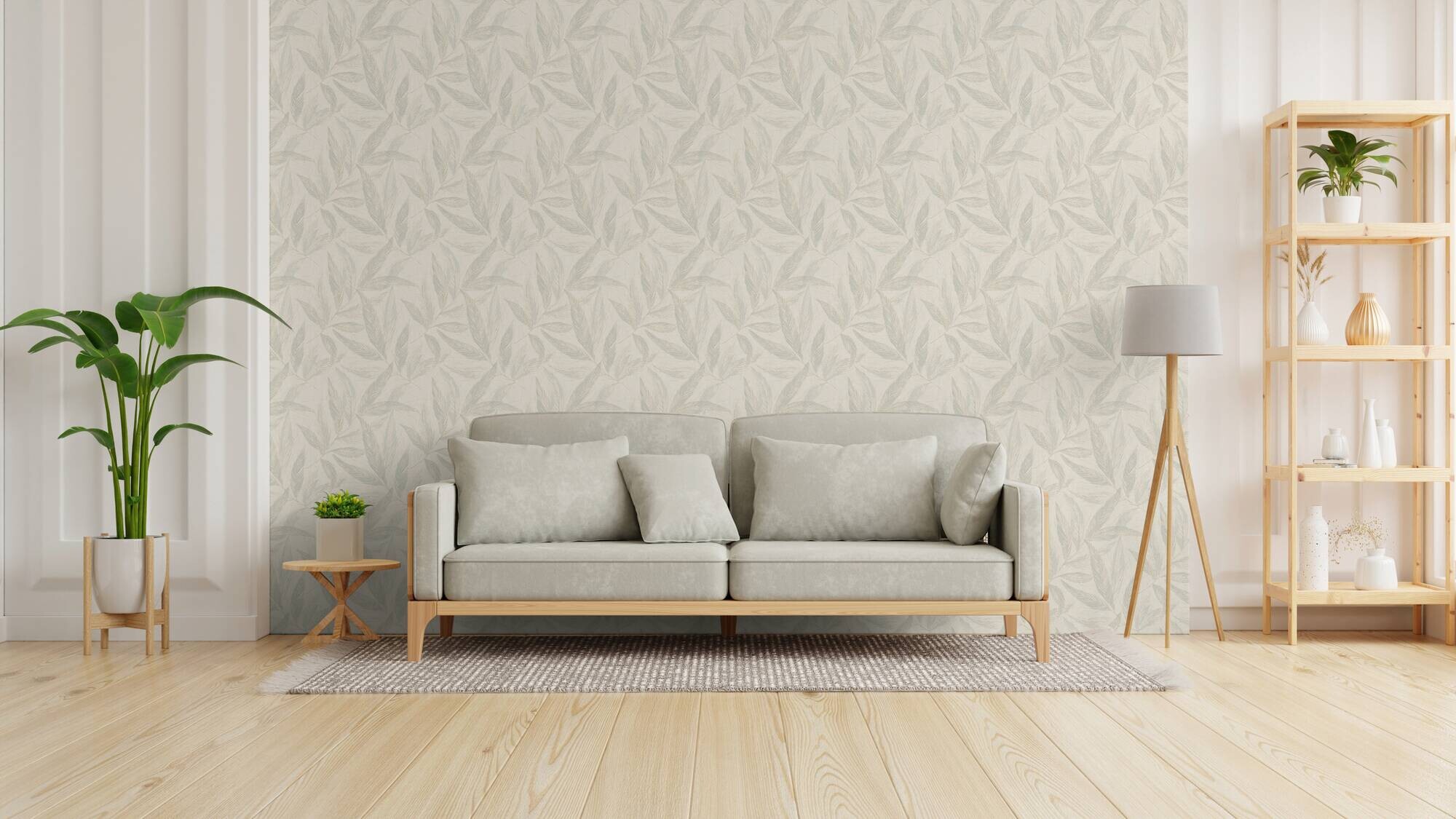 A.S.Creation Vliestapete grau creme weiß B/H/D: ca. 53x1005x9,3 cm