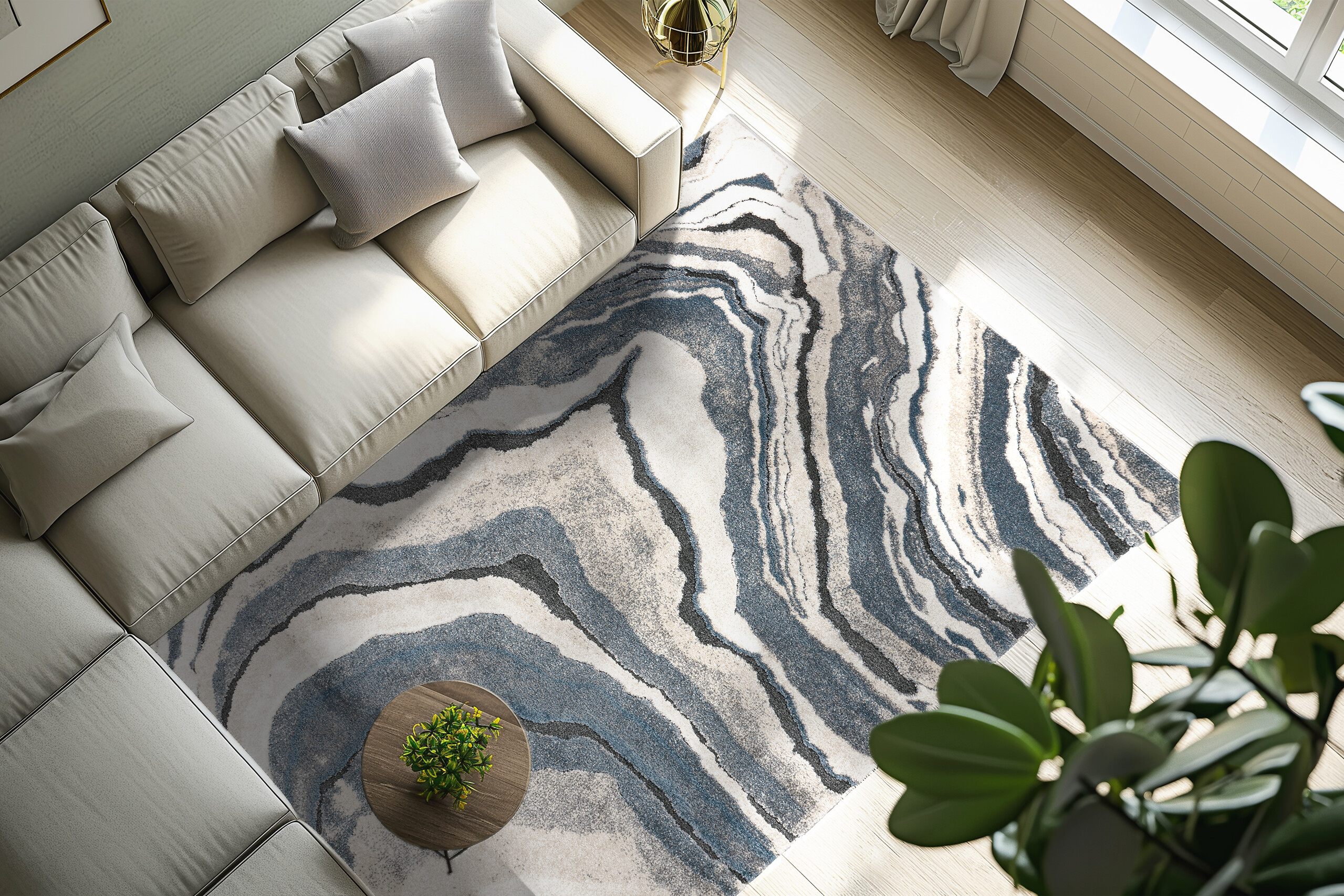 Obsession Teppich My Bologna blau B/L: ca. 200x290 cm