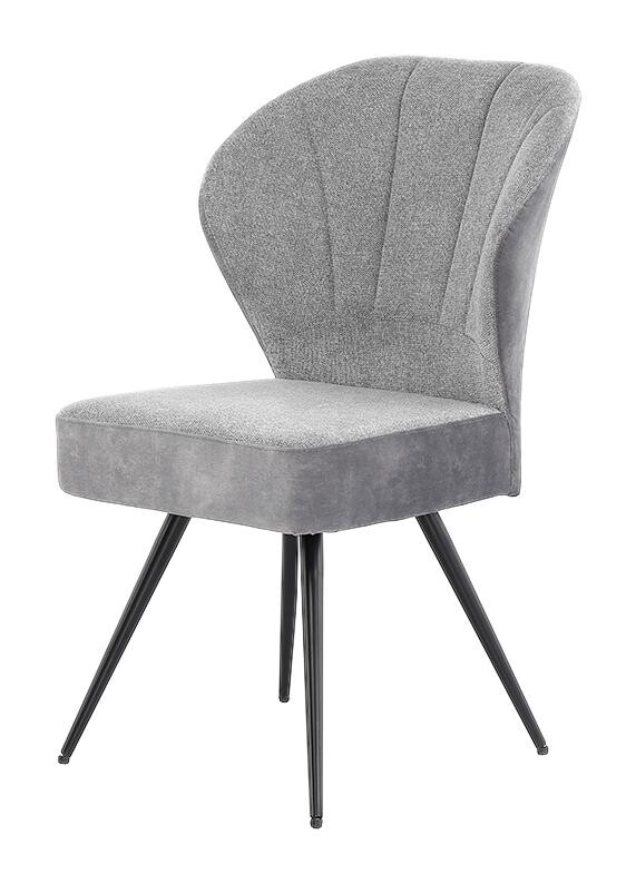 Stuhl hellgrau B/H/T: ca. 57x92x65 cm