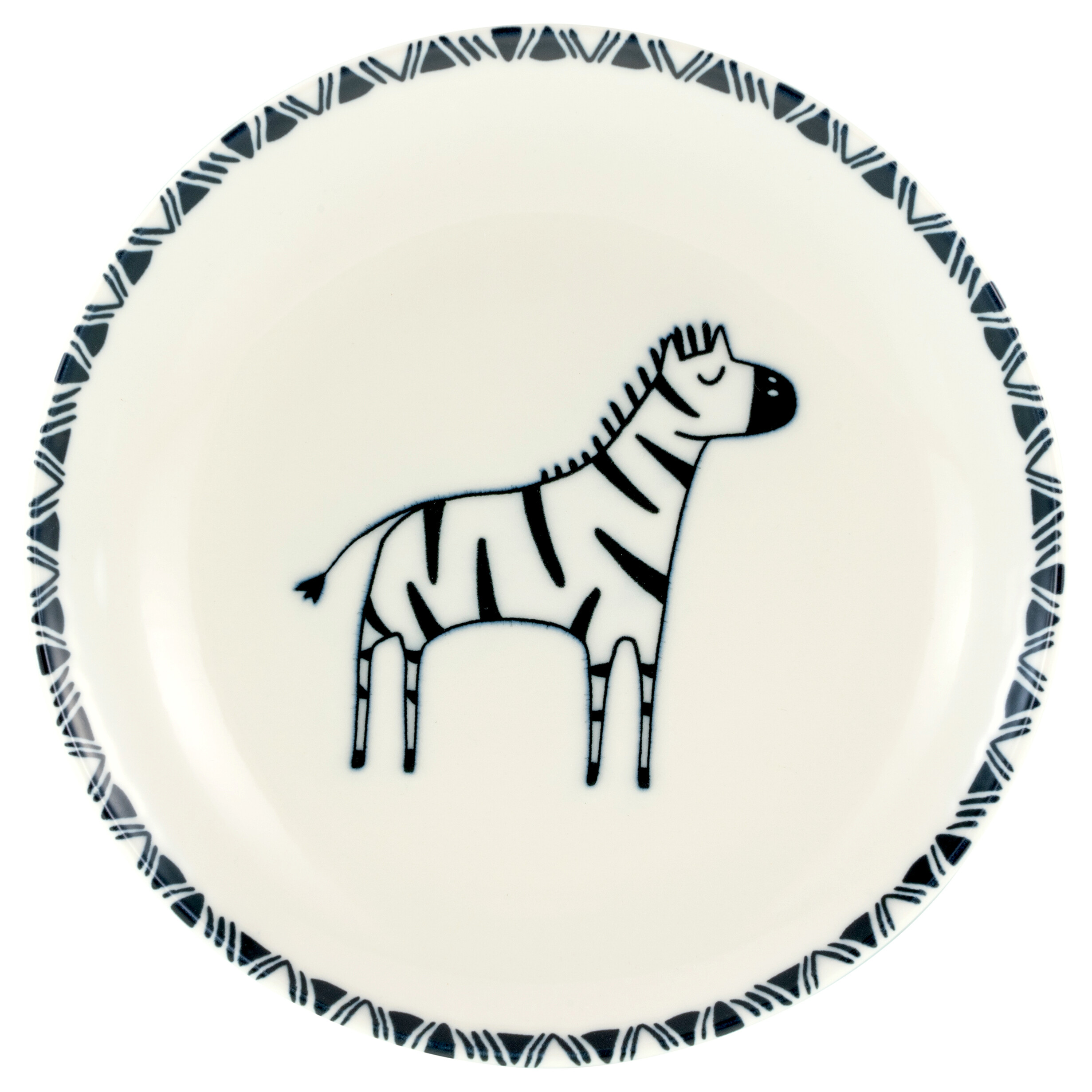 CreaTable Tellerset Safari mehrfarbig Steinzeug D: ca. 21 cm