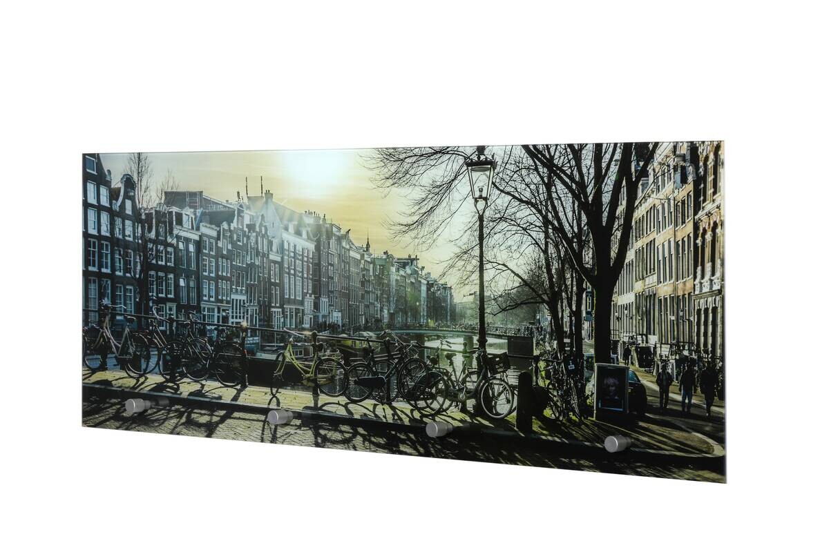 Wandgarderobe VITA Glas B/H/T: ca. 80x30x5 cm