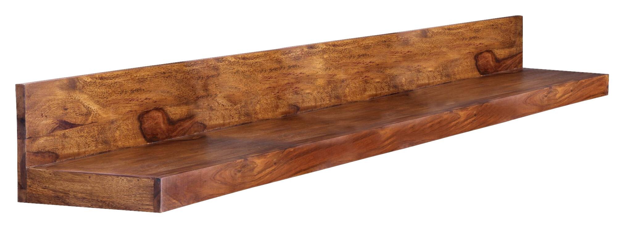 Wandregal natur B/H/T: ca. 160x17x24 cm