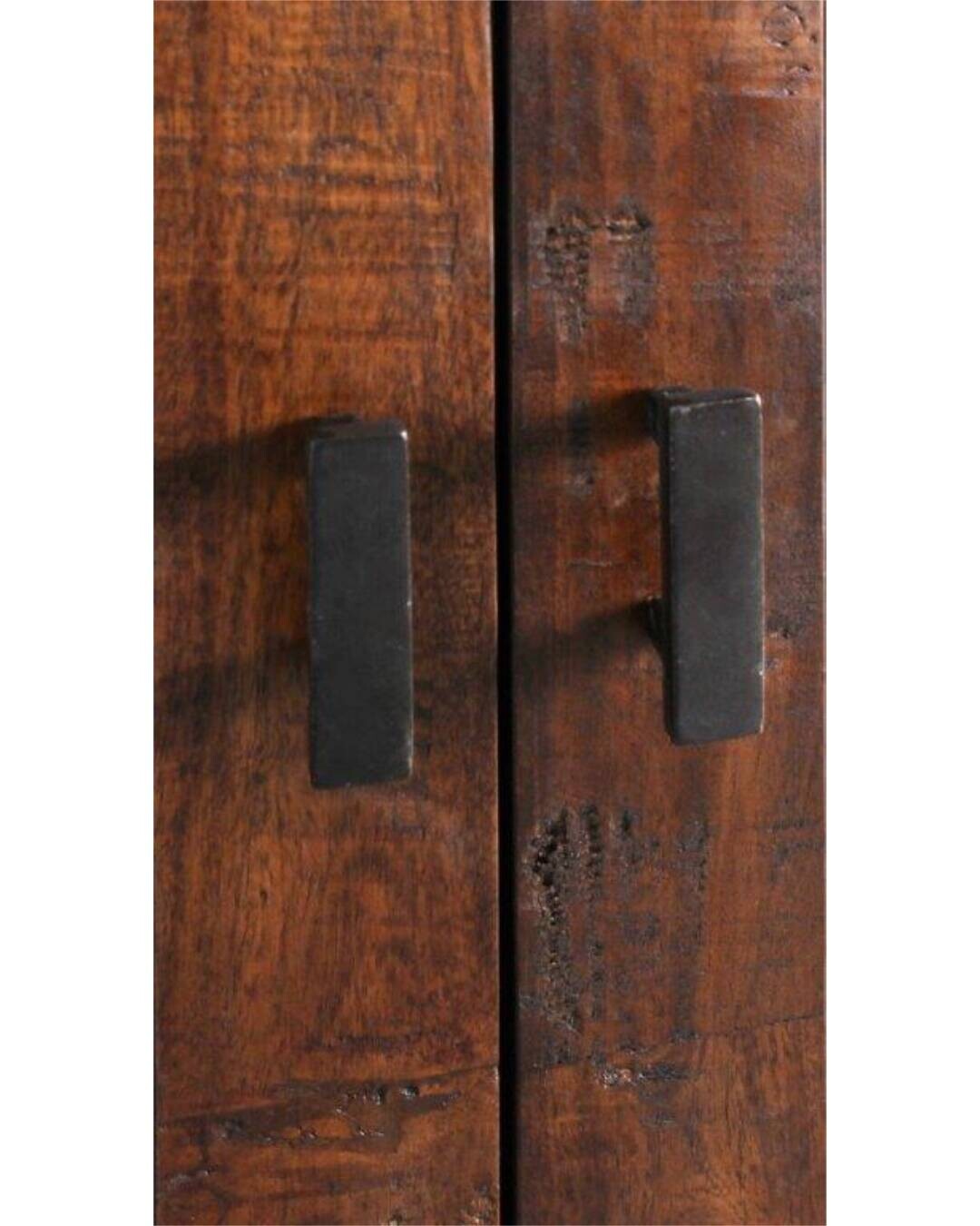 Vitrine Genua Akazie dunkel B/H/T: ca. 100x175x40 cm