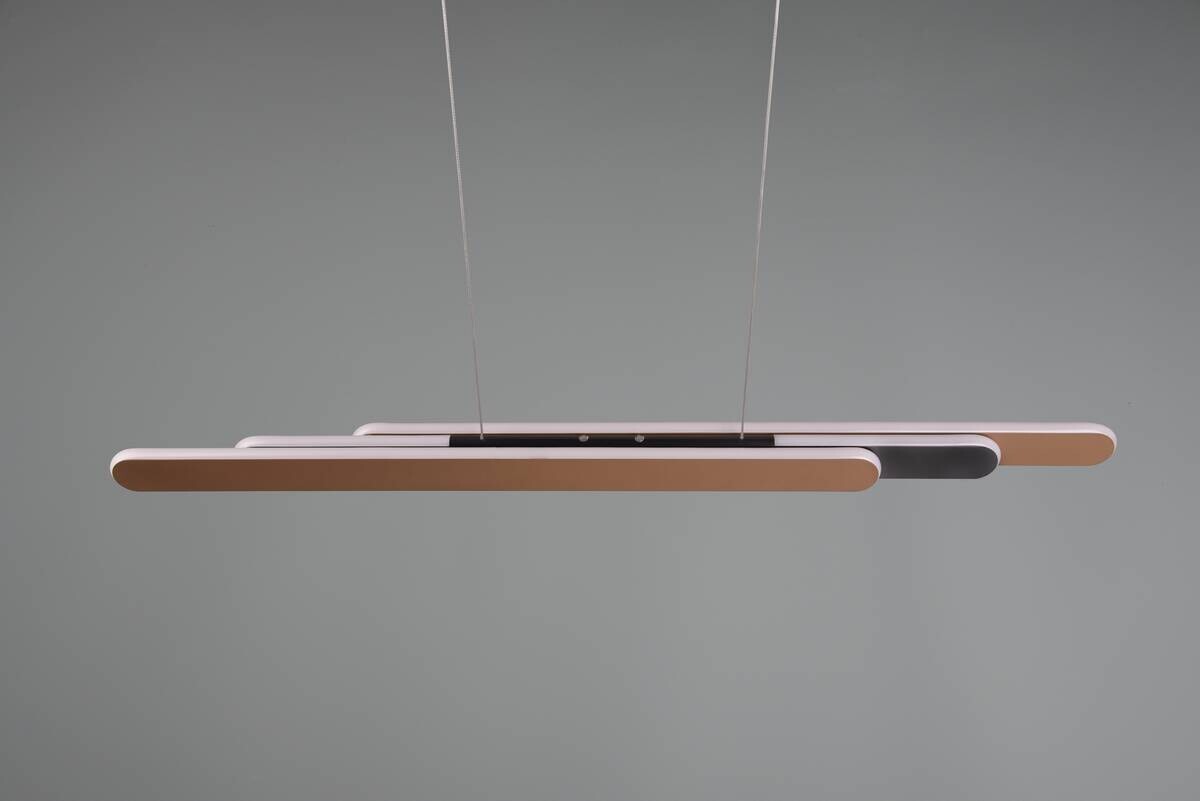 Reality LED-Pendelleuchte kaffee Metall