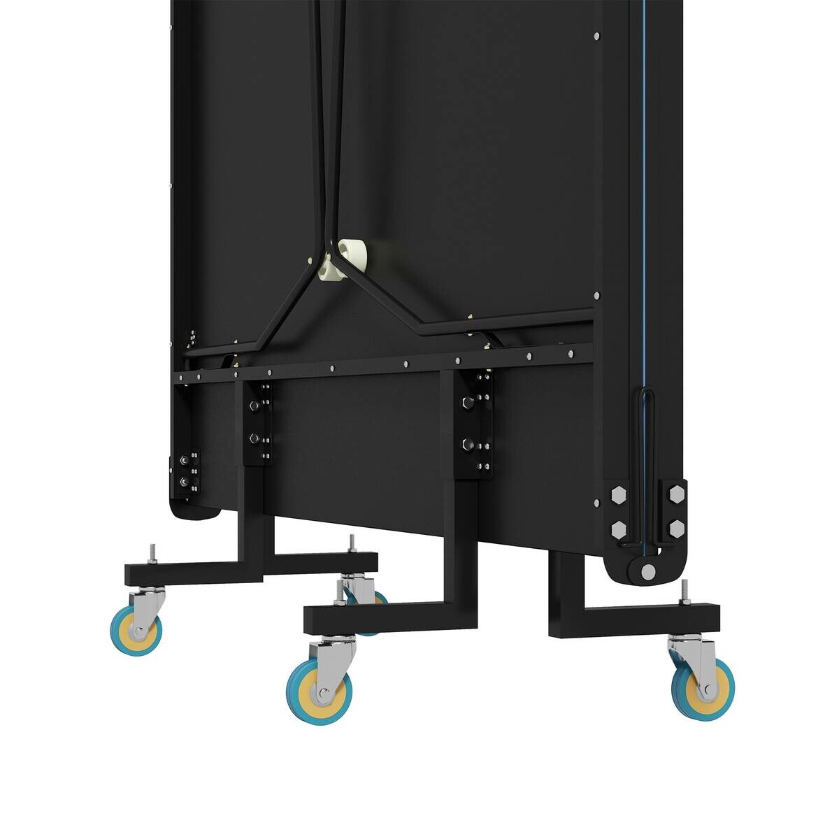 SPORTNOW Tischtennisplatte schwarz Stahl B/H/L: ca. 152,5x76x274 cm