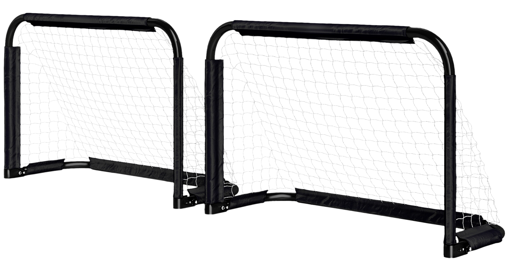 HOMCOM Fußballtor schwarz B/H/L: ca. 36x60x90 cm