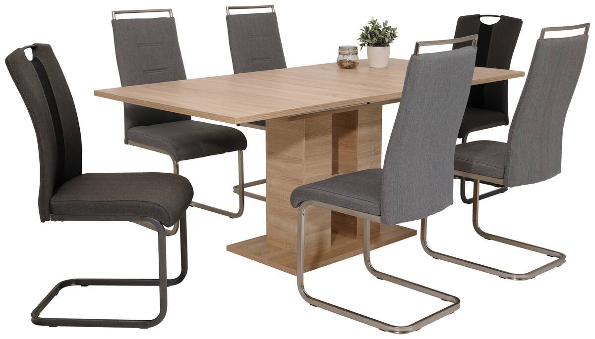 Esstisch HELENA II Eiche Sonoma Nachbildung B/H/T: ca. 140x76x90 cm