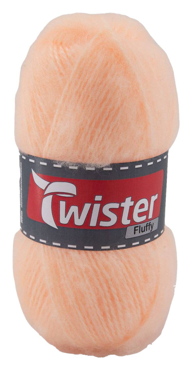 Twister Handstrickgarn Fluffy pfirsich L: ca. 16000 cm