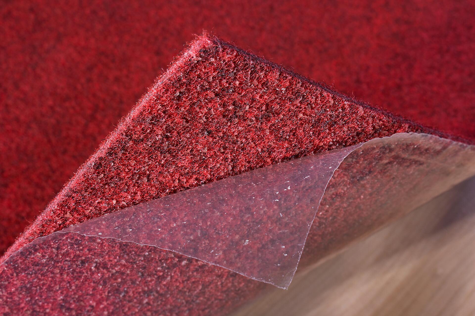 Teppichfliese Filz rot B/L: ca. 40x40 cm pro Stück