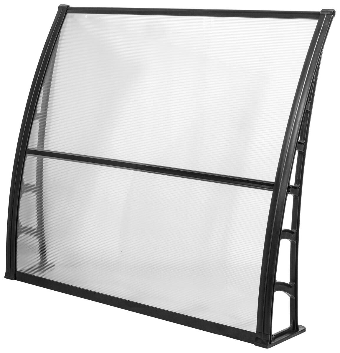 Brosplast Vordach transparent B/H/L: ca. 120x23x105 cm