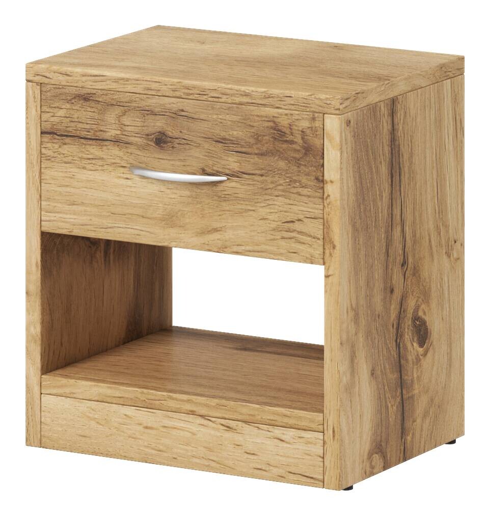 Nachtkonsole NAKA Eiche Wotan Nachbildung B/H/T: ca. 39x41x28 cm