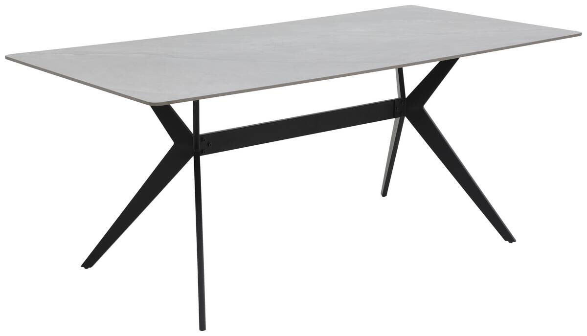 Esstisch Paccino I grau Marmor Optik B/H/T: ca. 180x76x90 cm