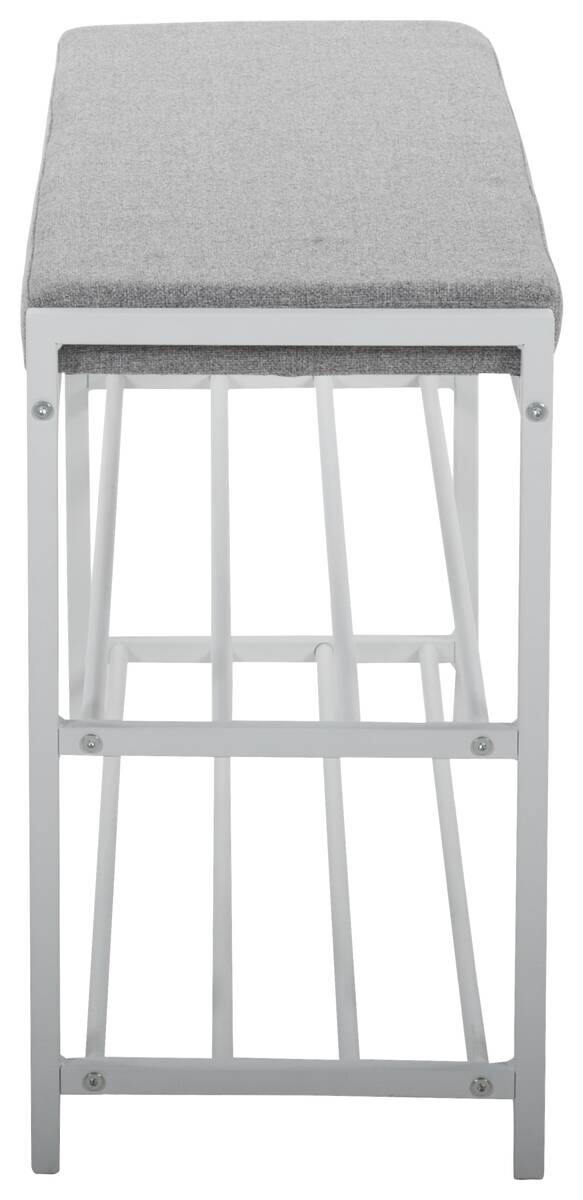 Schuhregal Janne weiß Metall B/H/T: ca. 90x50x30 cm