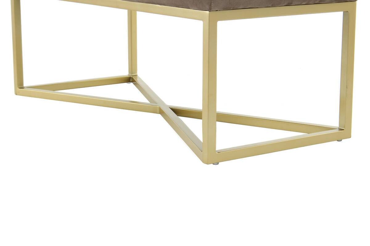 Sitzbank Diaz 101 taupe B/H/T: ca. 40x40x90 cm