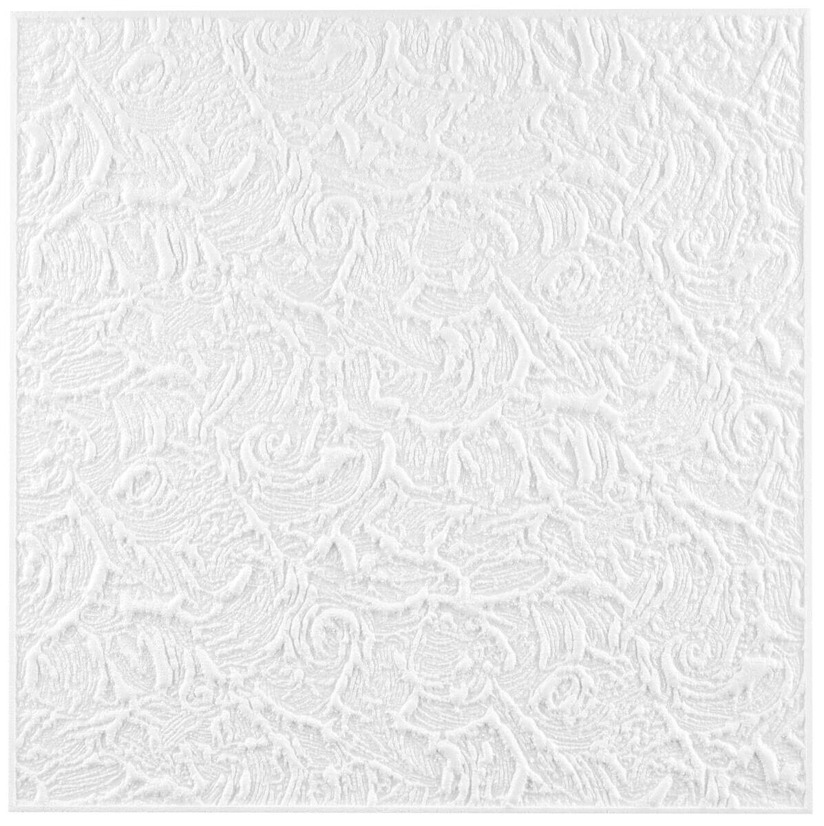 Deckenplatte weiß B/L/S: ca. 50x50x0,8 cm