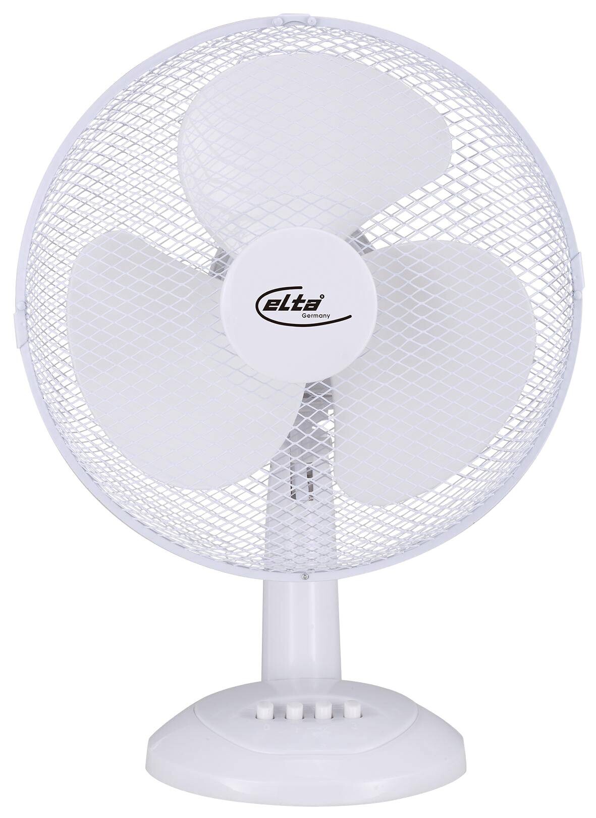Elta Tischventilator TVT-30.2 weiß Metall Kunststoff D: ca. 30 cm