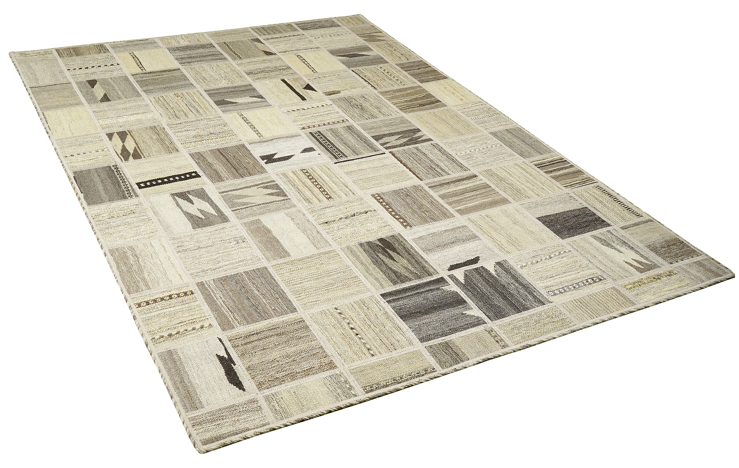 PersaTepp Teppich Kelim Tekkehdouz beige B/H/L: ca. 150x1x200 cm