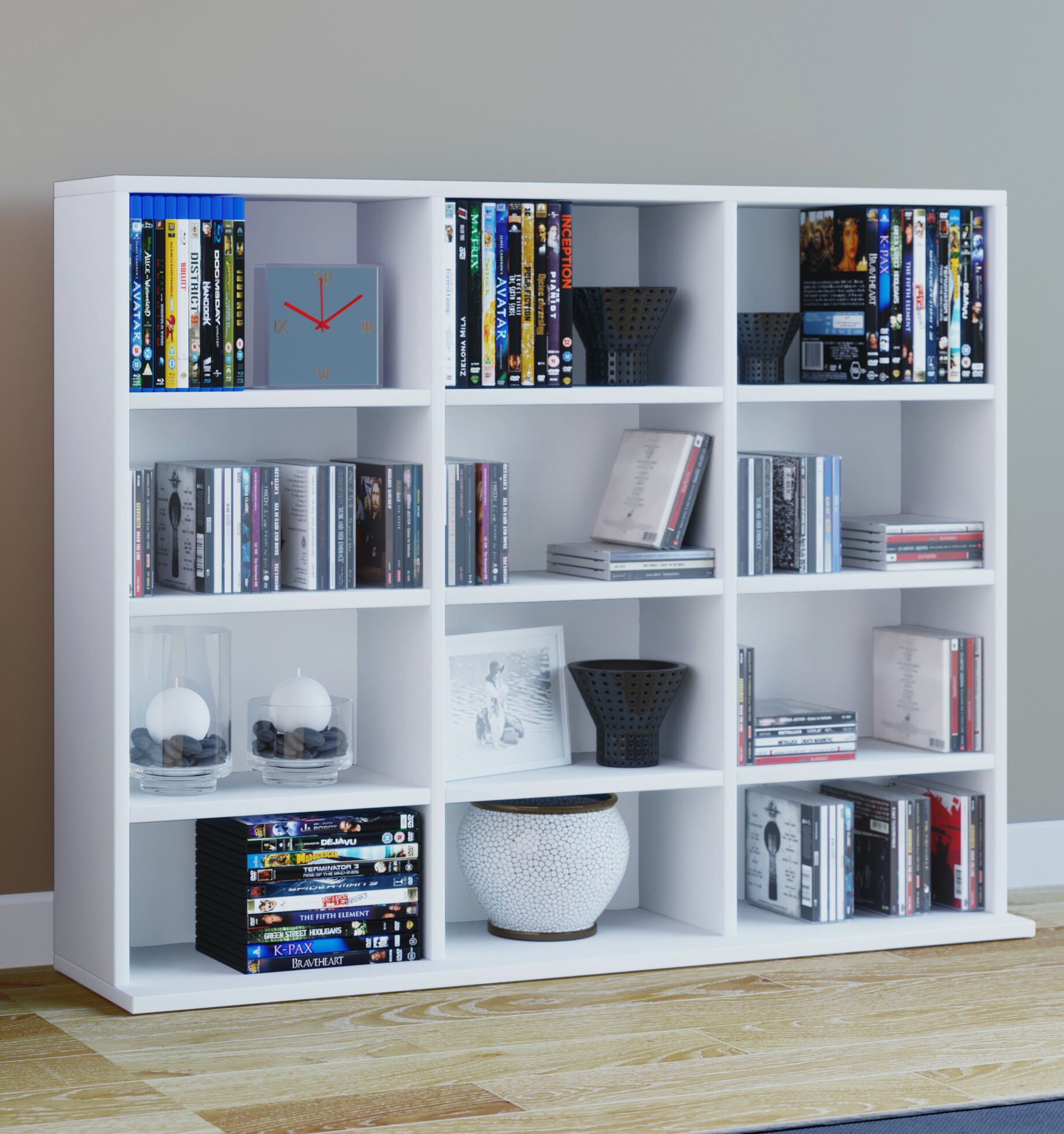 Regal Megosa Mini weiß Holzwerkstoff B/H/T: ca. 102x83x23 cm